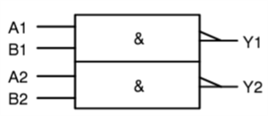 Mechanical Drawing - onsemi NL27WZ00 Dual 2-Input NAND Logic Gates